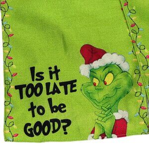 Christmas Merry Grinchmas Dining Room Table Runner Is It Too Late To Be Good